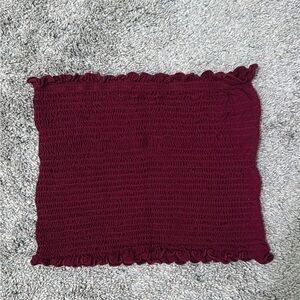 Burgundy Tube Top